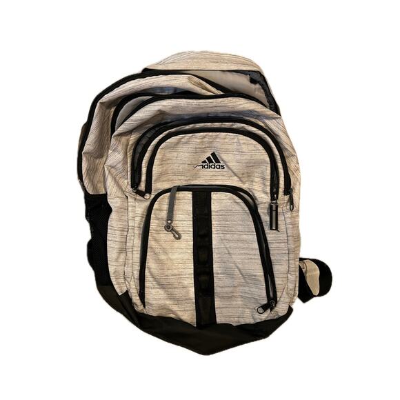 Adidas Excel 7 White Black Backpack - Picture 1 of 6